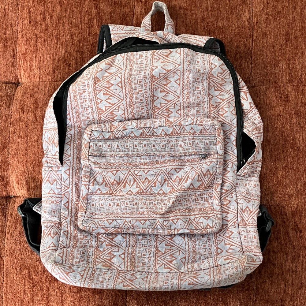 Earthbound Trading Company Aztec Print Backpack